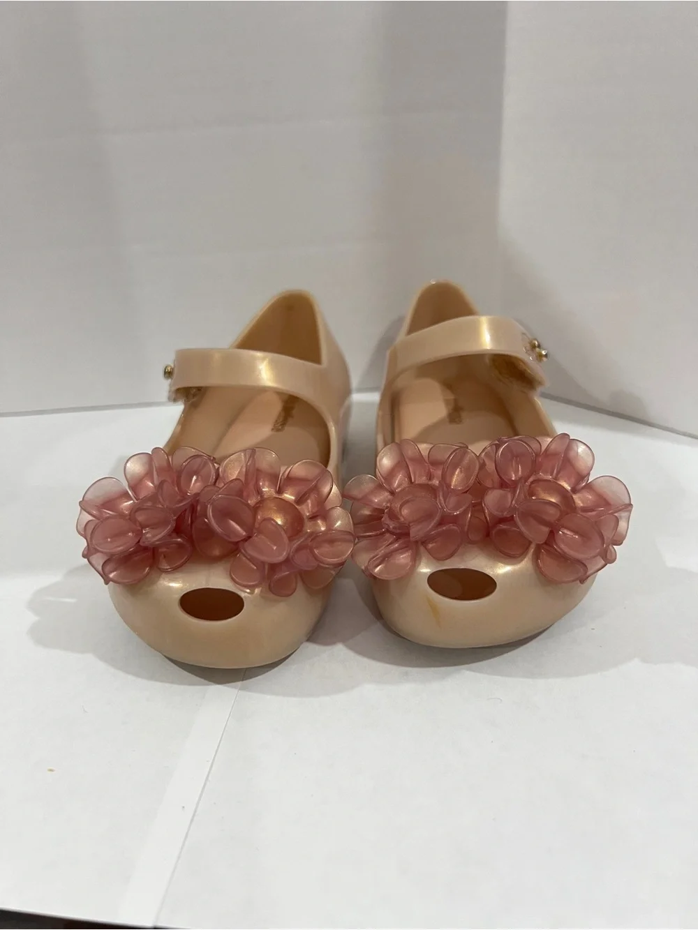 Mini Melissa Ultragirl Springtime Pearly Pink Girls kids Size 9 Waterproof Comfy